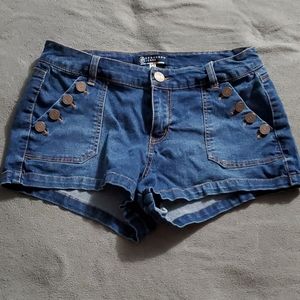 Denim shorts